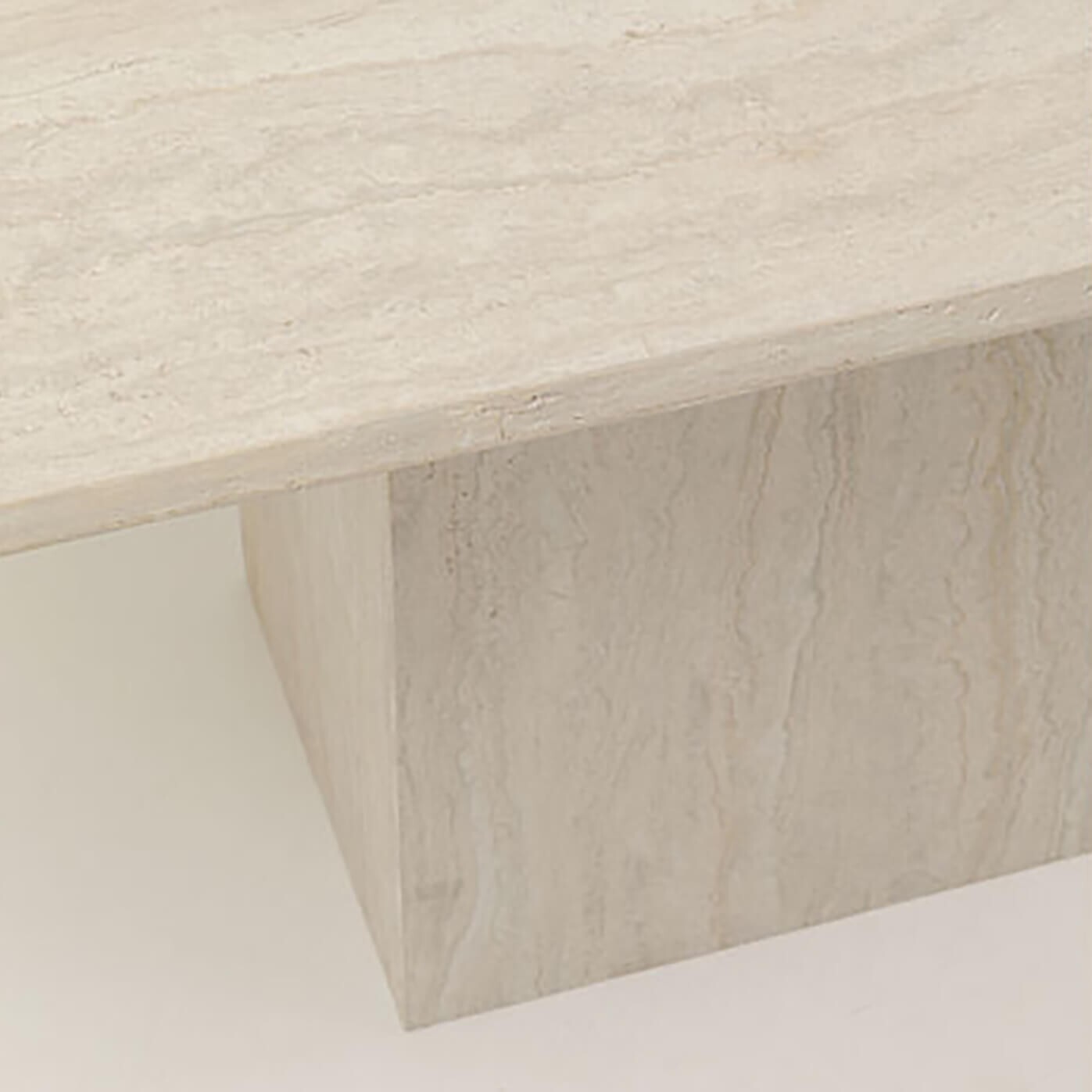 Table Travertino 200x100cm Kare Design