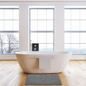 Tapis de bain 50x80cm "Colorama" gris anthracite
