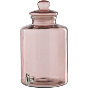 J-Line Distributeur de Boissons - verre - rose saumon
