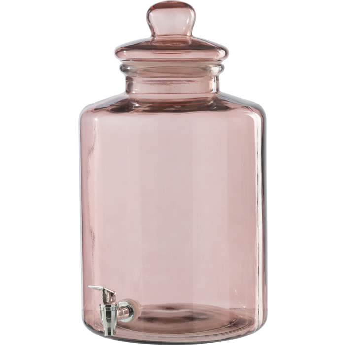 J-Line Distributeur de Boissons - verre - rose saumon