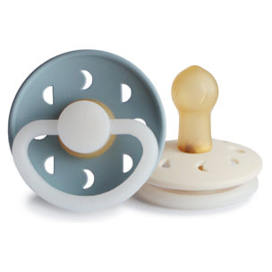 Frigg Pack 2 Chupetes Night Latex Moon Phase