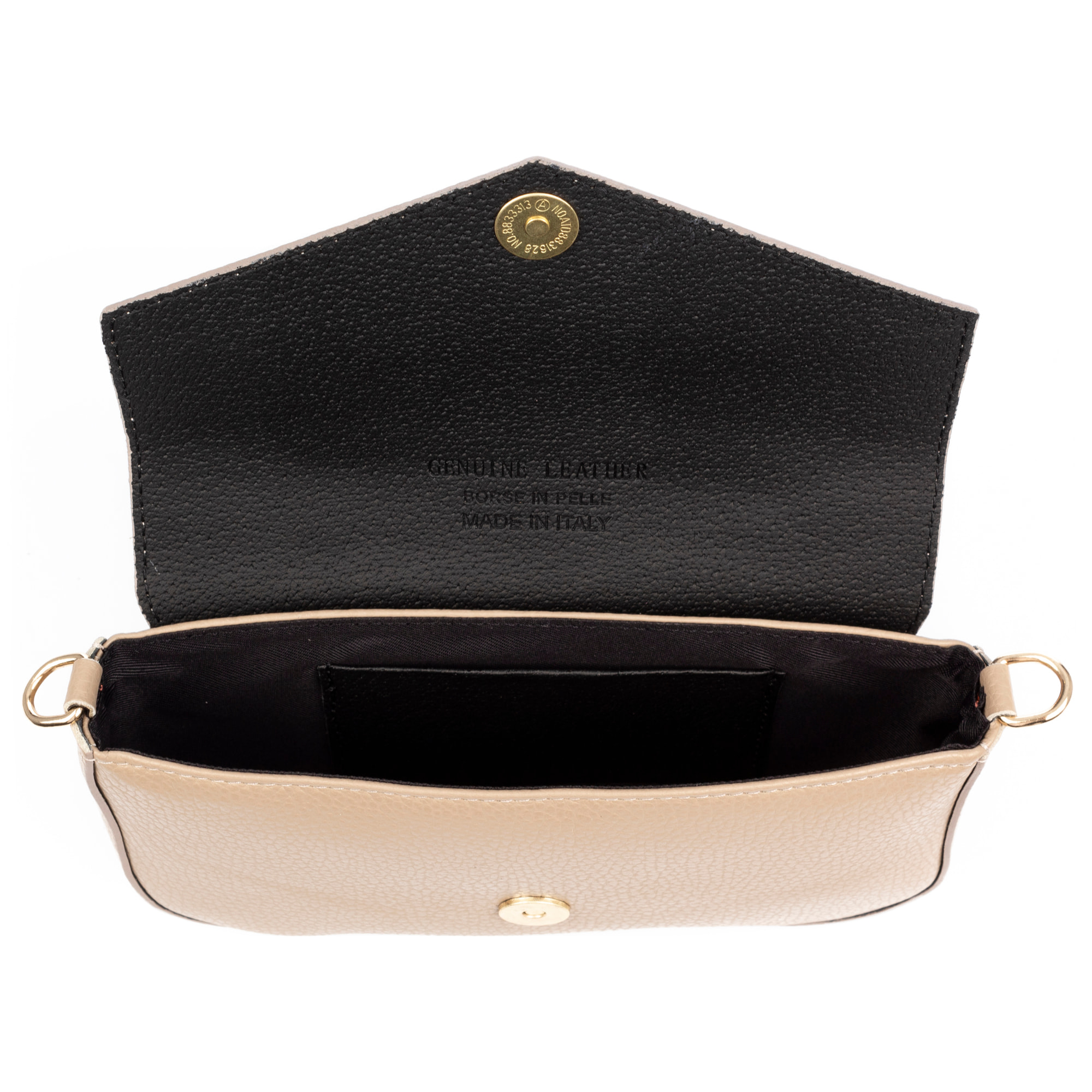 Bellizzi Bolso de hombro Mujer. Piel auténtica Dollaro