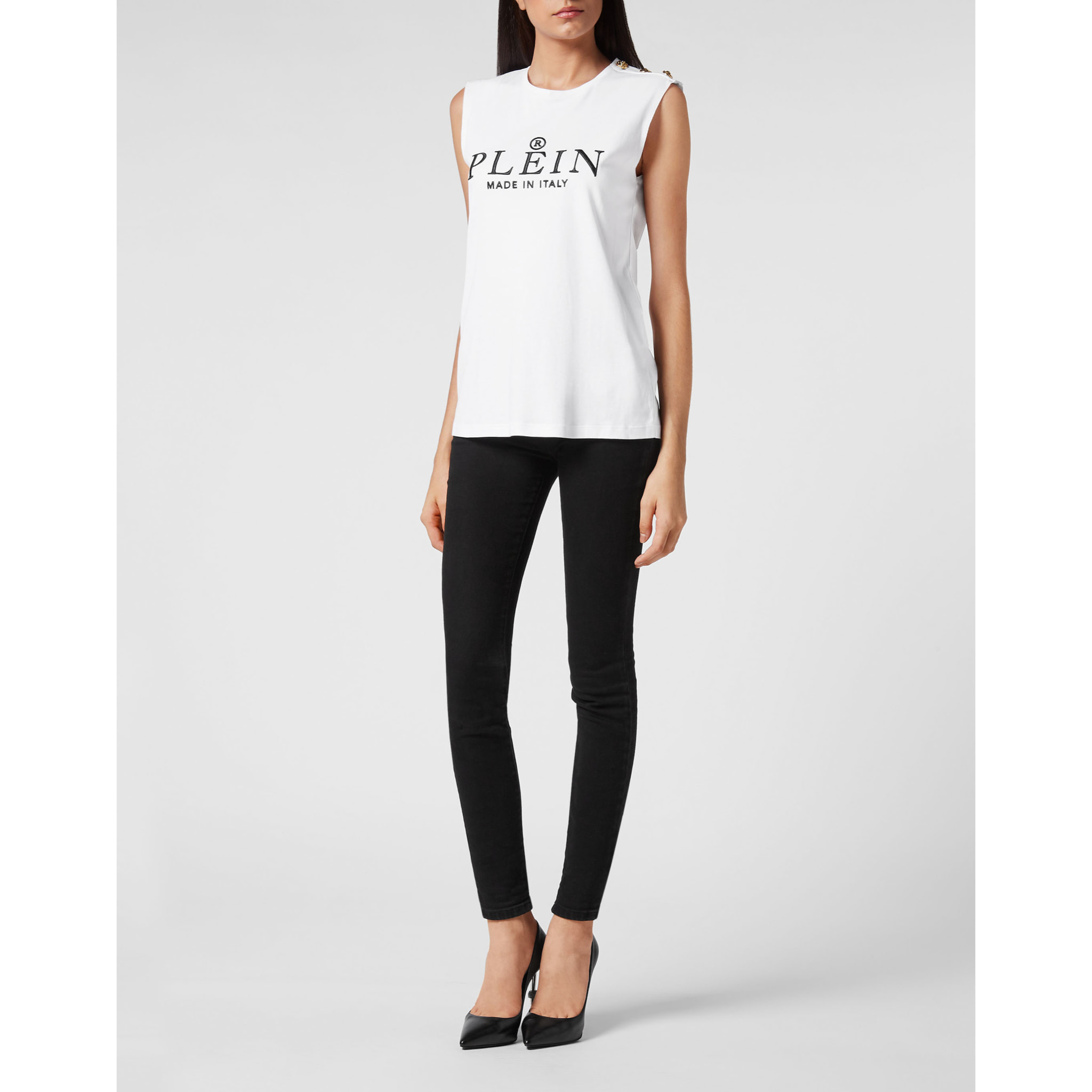 PHILIPP PLEIN Camiseta de tirantes ICONIC PLEIN