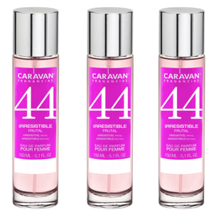 Caravan fragancias set de 3 frascos perfume de mujer nº44, de 150 ml