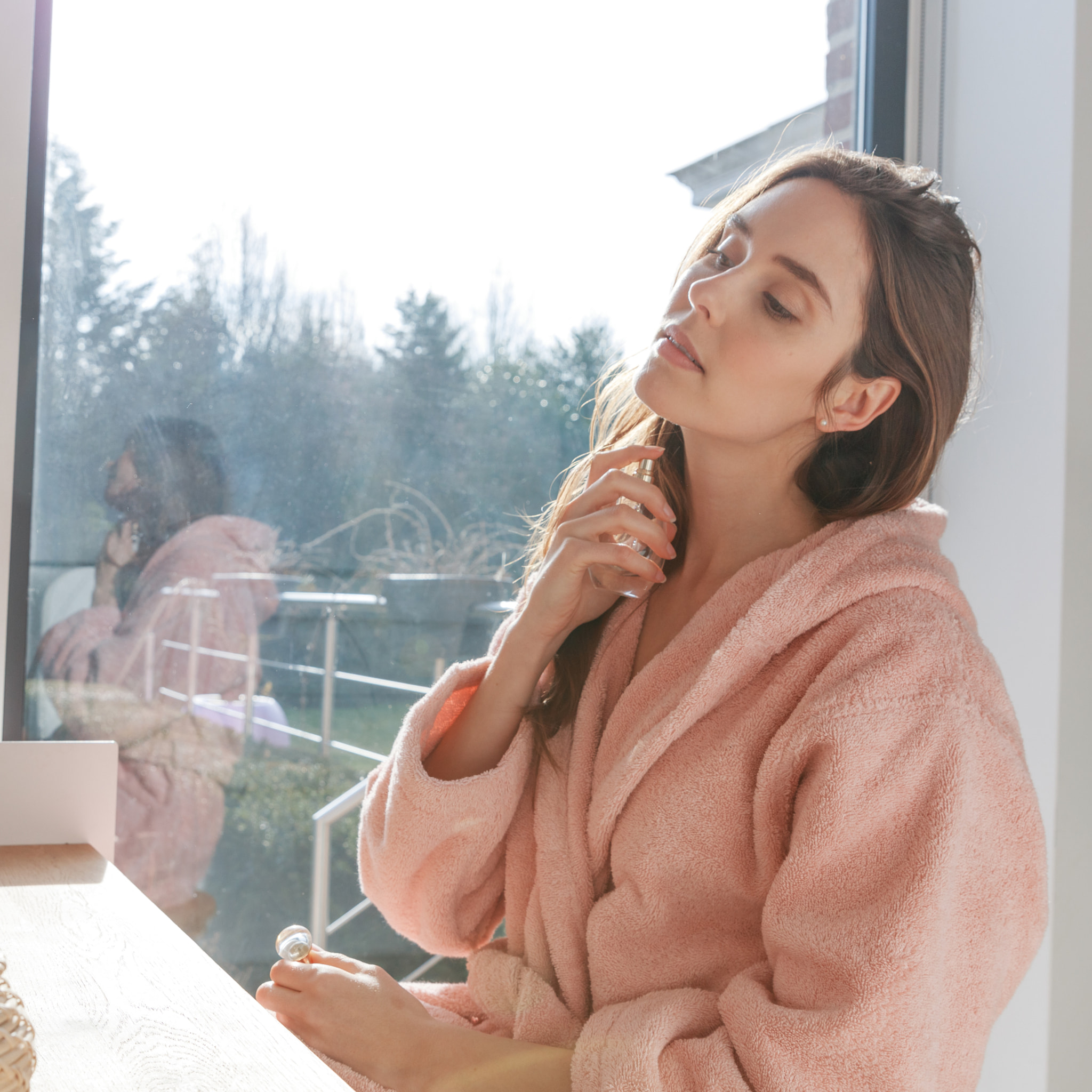 Peignoir à capuche en coton, TOUT SIMPLEMENT BAIN