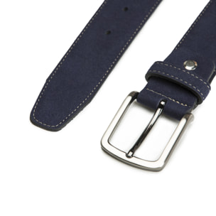 Gava Cinturón Vegano Azul de microsuede para hombre