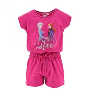 Completo maglia e pantalocini Frozen Fuxia Lei Disney Fuxia