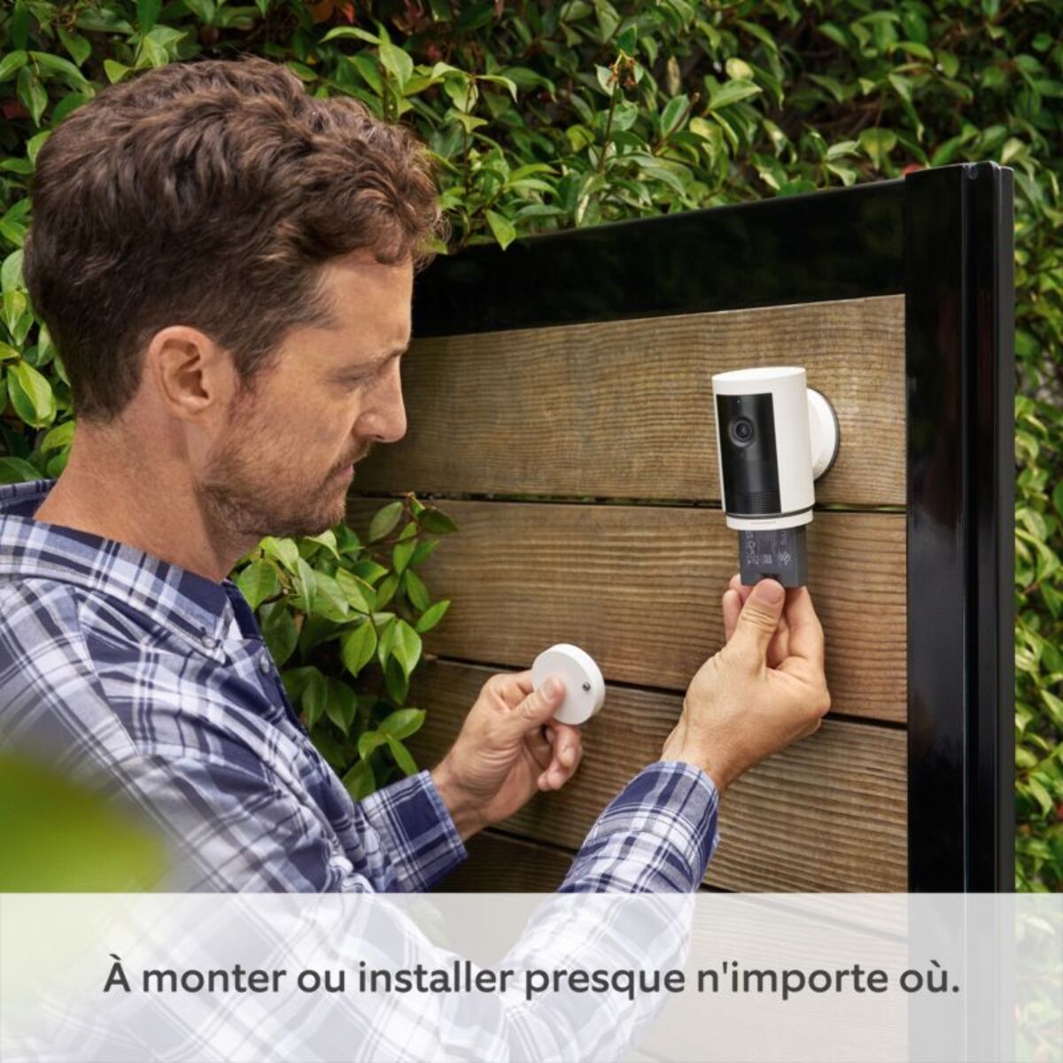 Caméra de surveillance RING Cam Plus - Noire