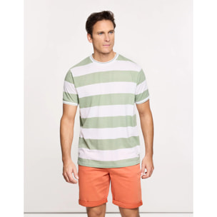 Camiseta Manga Corta Verde - Tabio