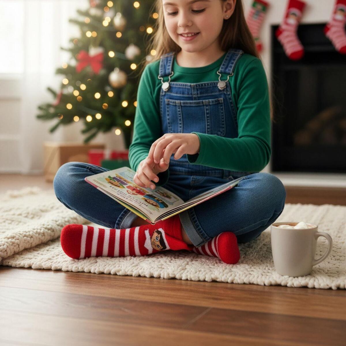 Calcetines The Elf - Color Rojo - Talla 36-43