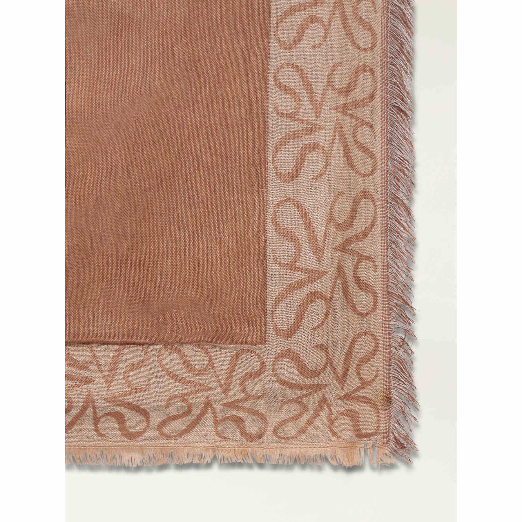 Oltre - Bufanda con borde jacquard - Beige