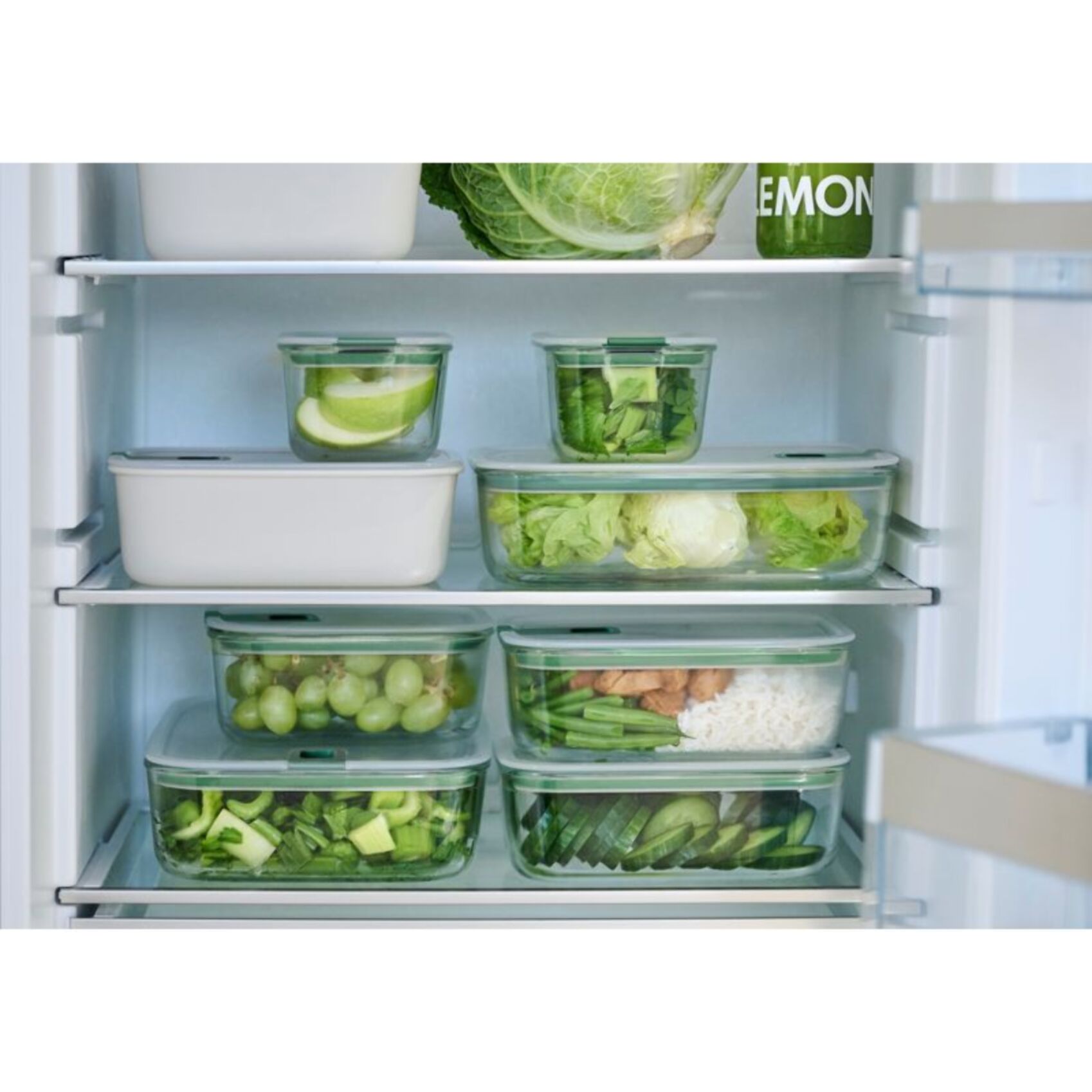 Boîte hermétique MEPAL hermétique  en verre  easyclip 2.0 1000