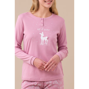 Pigiama donna caldo cotone articolo fiaba Noidinotte
