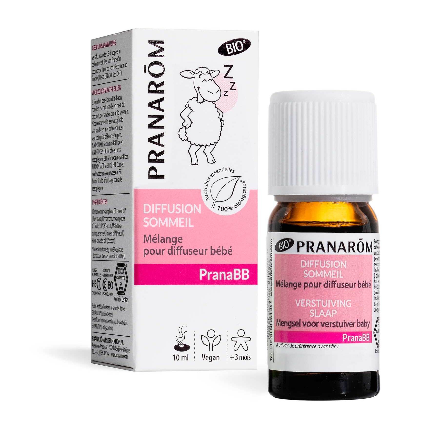 Pranarom - Diffusion sommeil pour bébé - Bio - 10 ml
