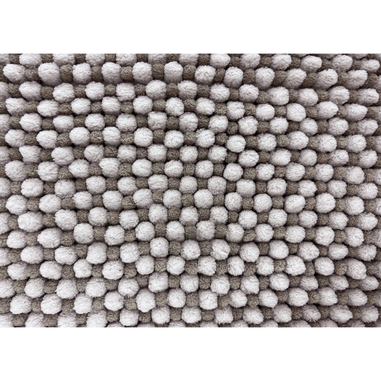 Tappeto Bagno Doccia Antiscivolo Super Assorbente Modello Dots Tortora