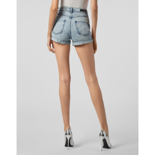 PHILIPP PLEIN Pantalones cortos vaqueros