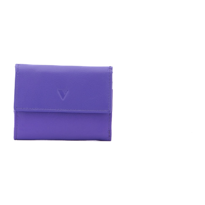 Portafoglio donna - Modello False - Ecopelle e poliestere - 10.0 x 7.5 x 2.0 cm