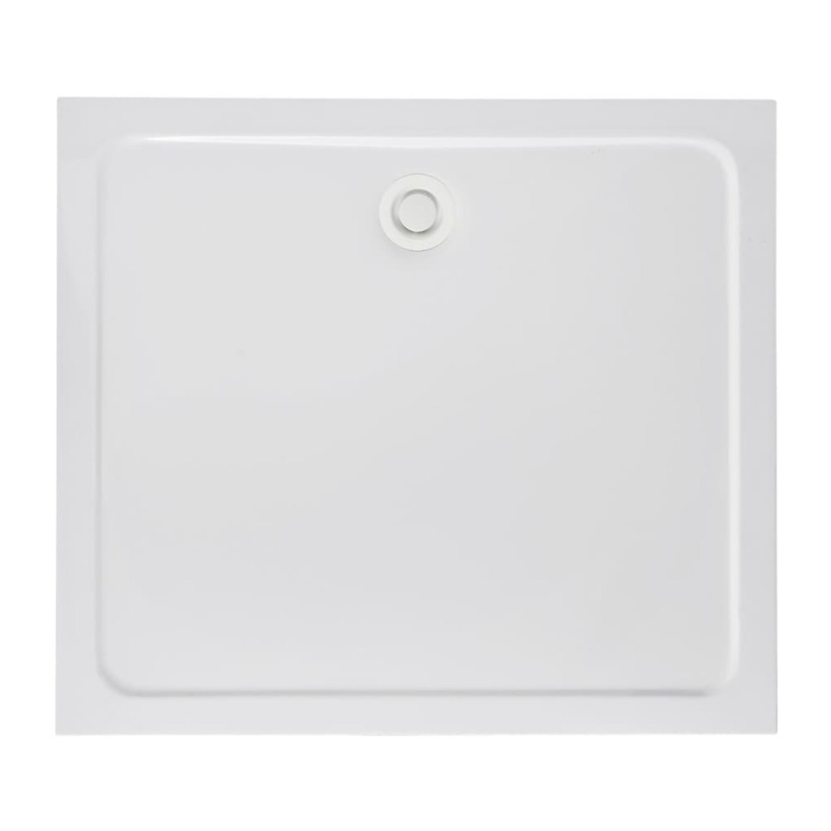 Siphon design pour receveur de douche 90 x 40/50m, couvercle blanc (E90KOB)