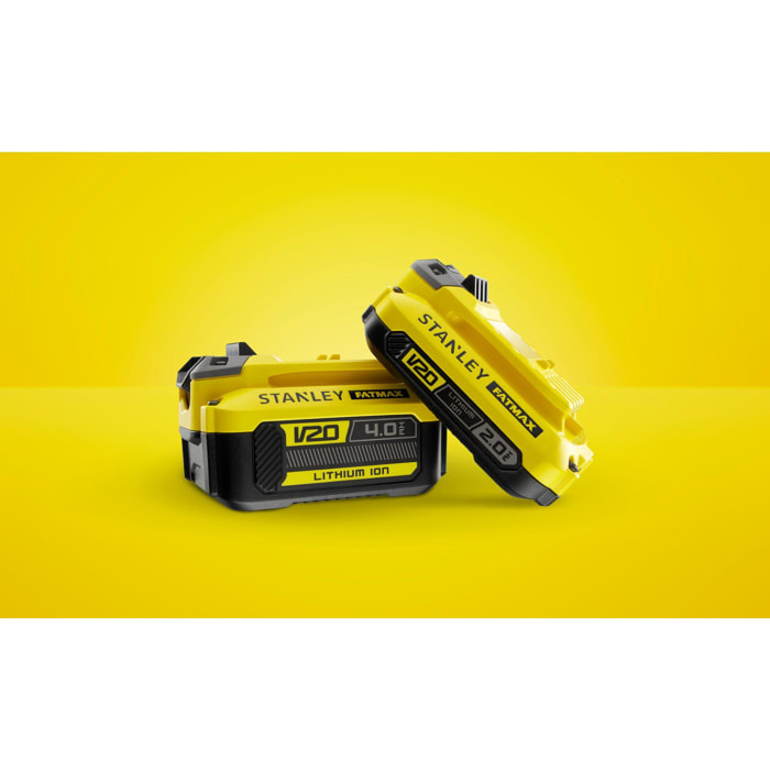 Batterie LITHIUM-ION 18V 4Ah - STANLEY Fatmax SFMCB204-XJ - Technologie améliorée gamme Fatmax V20