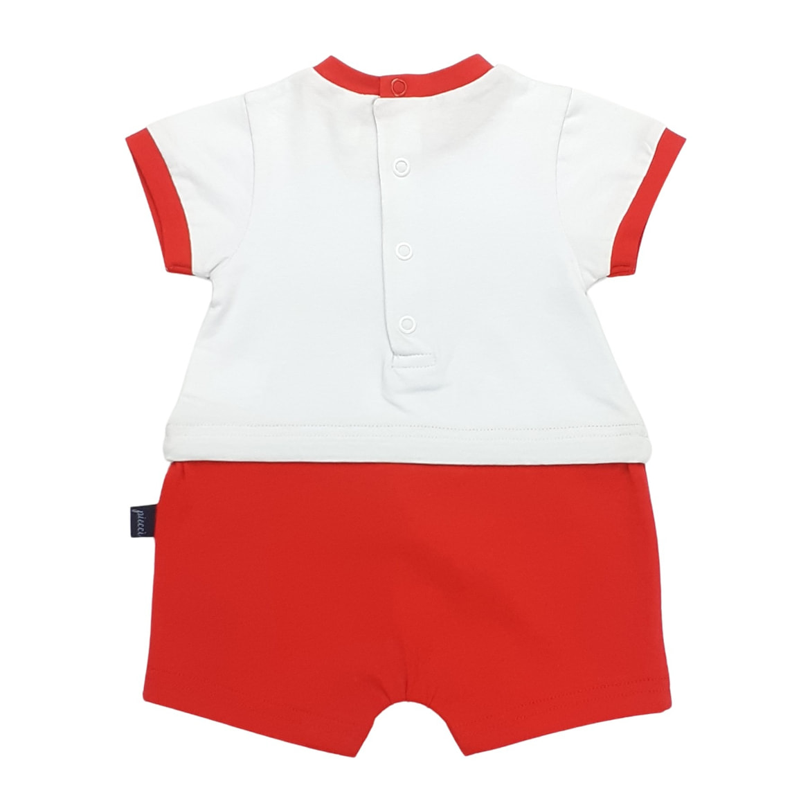 PAGLIACCETTO JERSEY BIANCO ROSSO