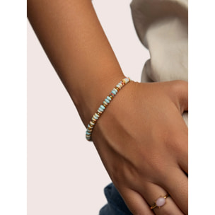 Pulsera Full Daylight Acero Baño Oro