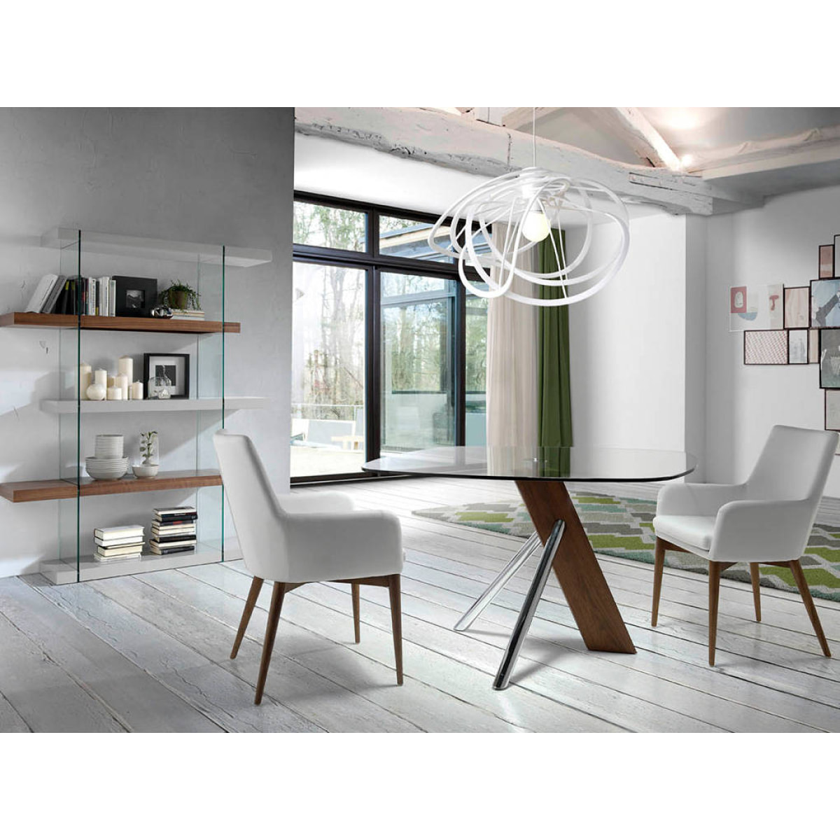 Silla Angel Cerda de polipiel 57x64x88cm