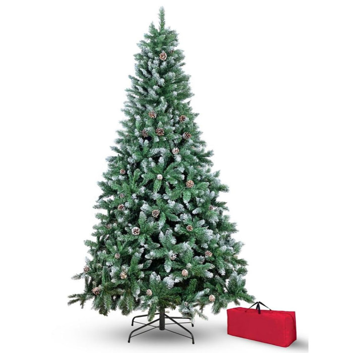 Albero di Natale Luxury 210 cm Effetto Neve