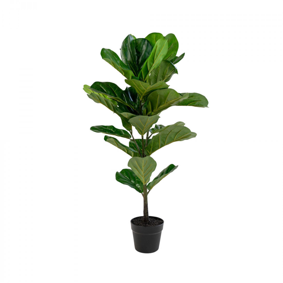 Fiddle Leaf Tree - Plante artificielle H100 cm : Couleur - Vert.