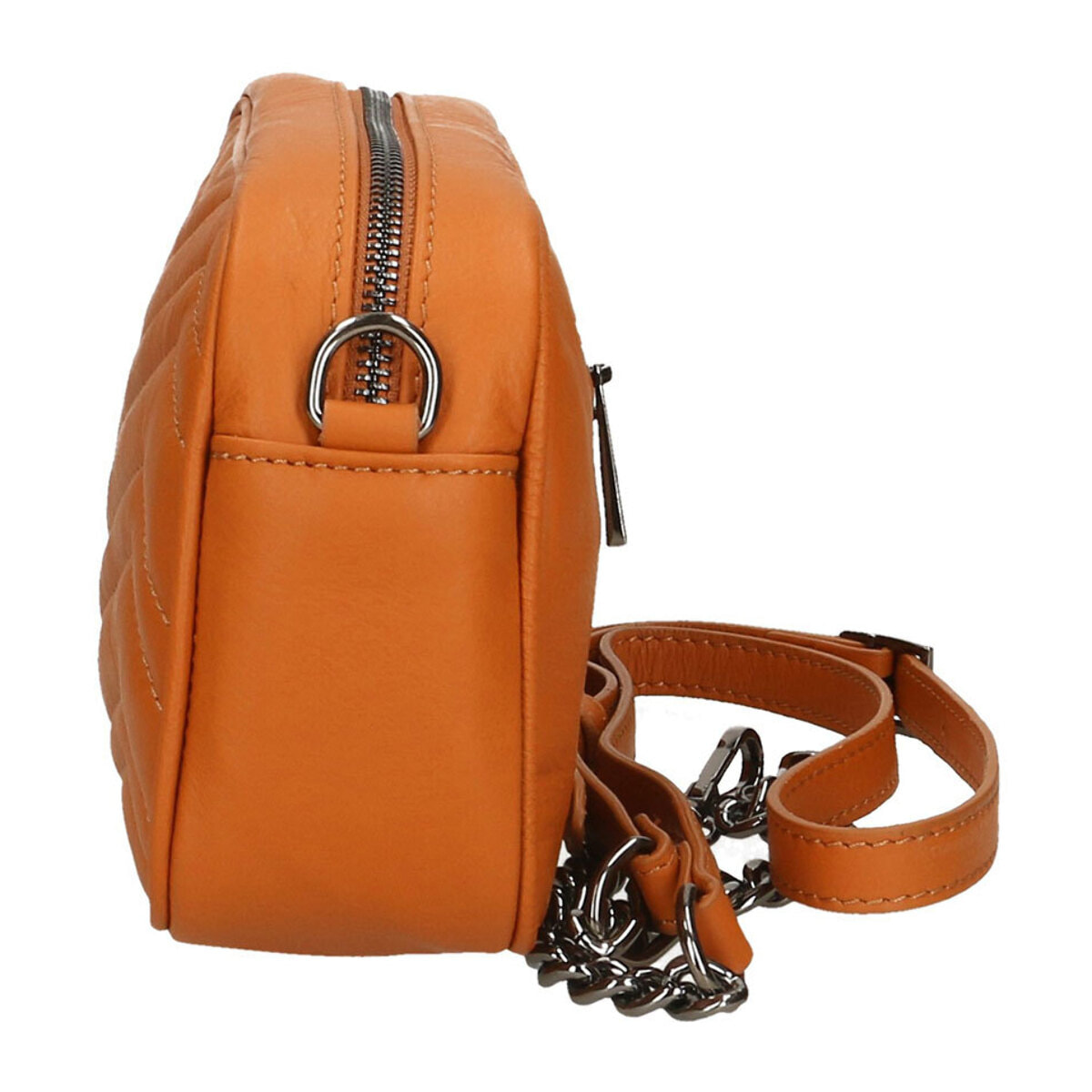 Borsa a tracolla da donna - Modello Cyane - Vera pelle - 24.0 x 13.0 x 7.0 cm