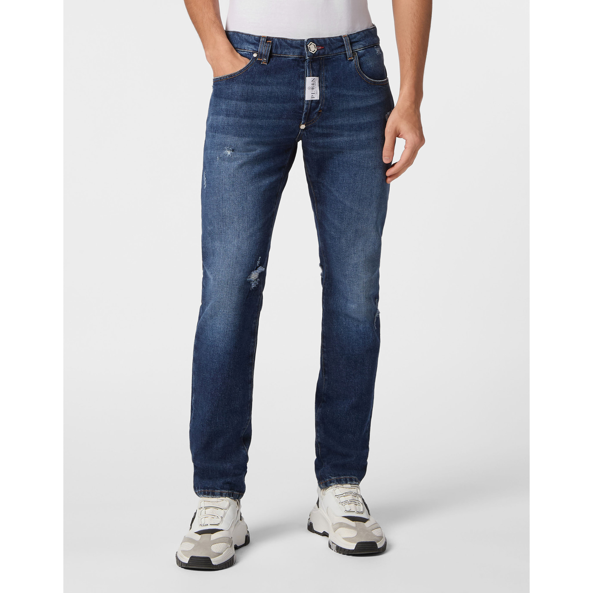 PHILIPP PLEIN Vaqueros de corte recto