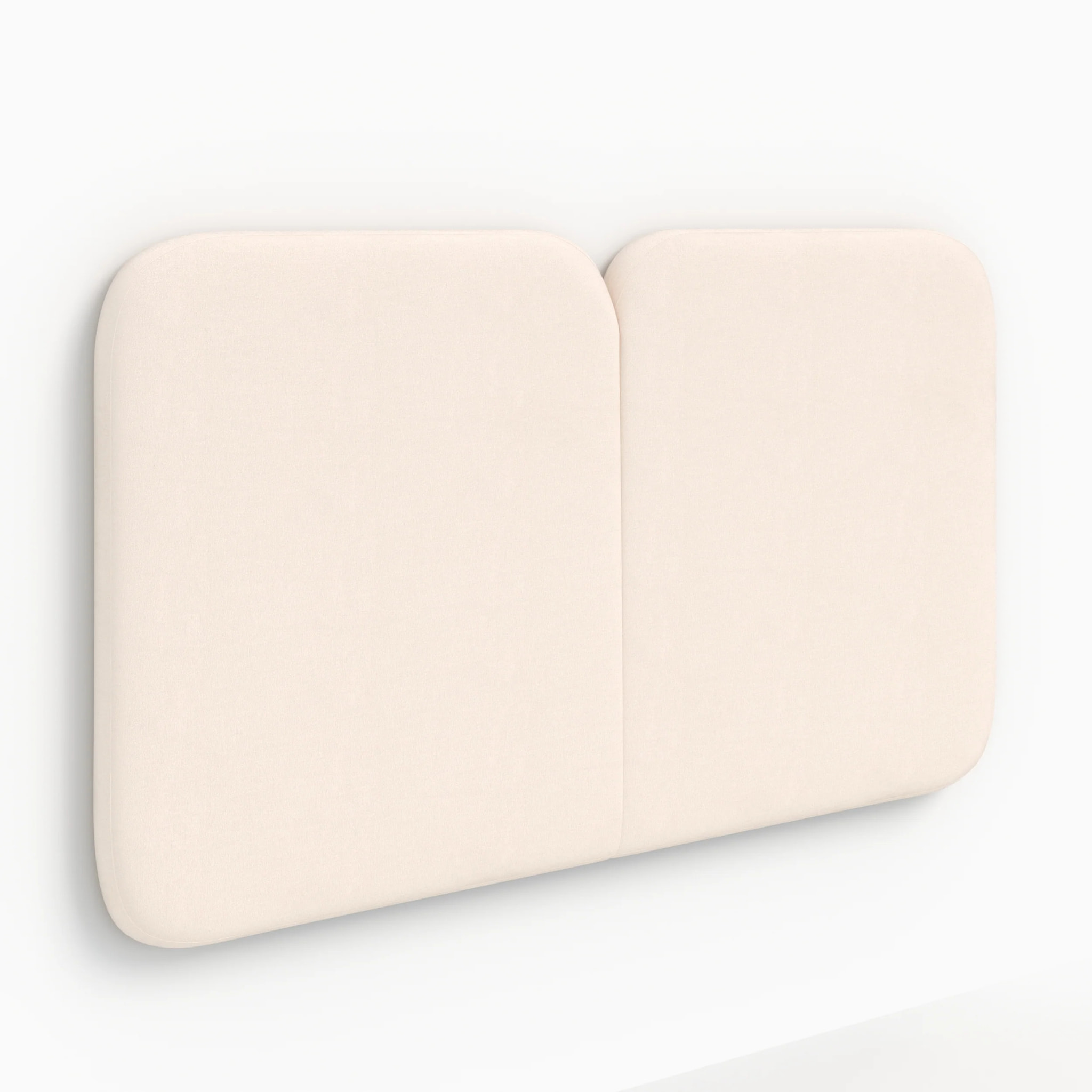 Tête de lit en tissu blanc 160 cm - Etna