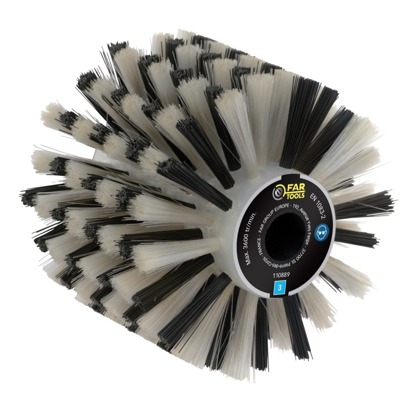 Brosse fibre plastique FAR TOOLS Ø 120 mm L 100 mm - 110889