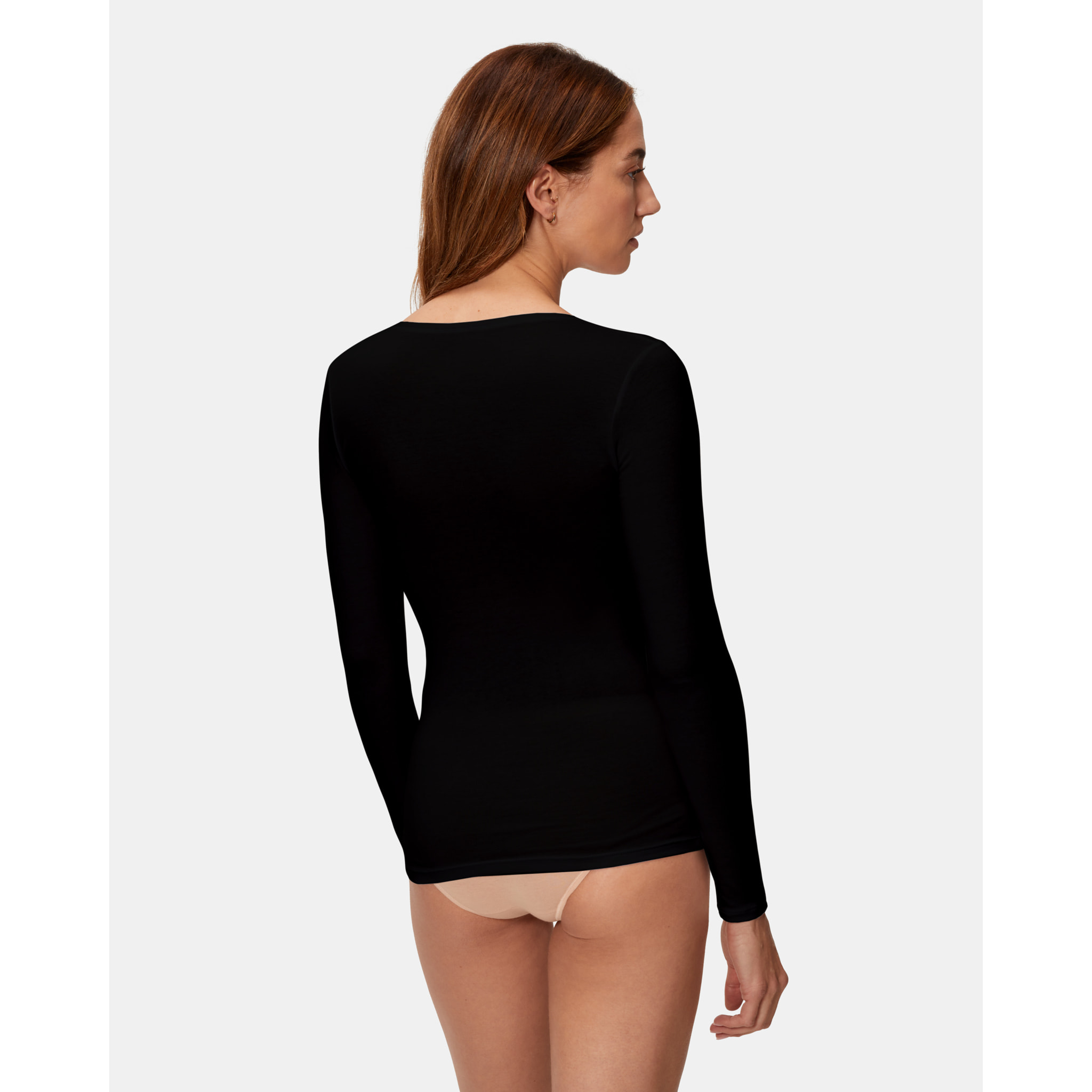 Camiseta térmica de mujer de manga larga ultra fina termaltech