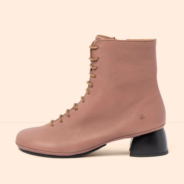 Botines con tacón N5967 SOFT NAPPA AMARONE/ NARA color Amarone