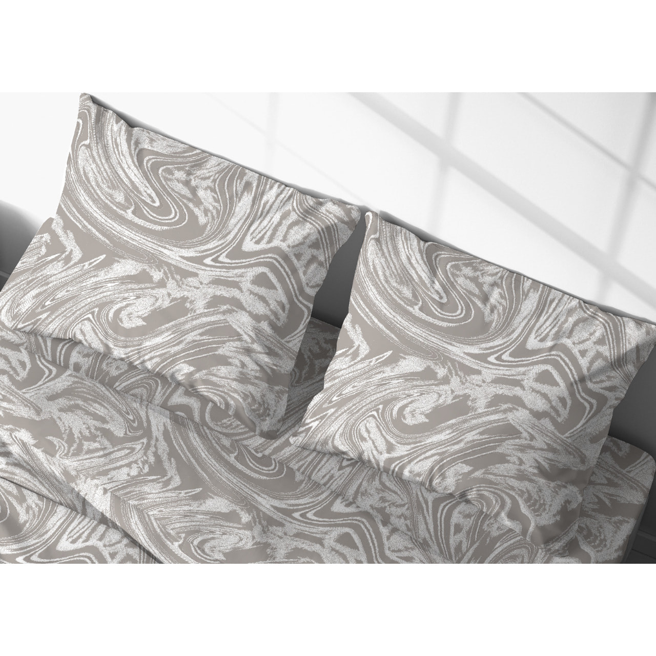 Copripiumino In 100% Cotone Disegno Splash