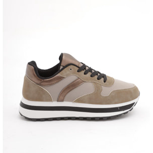 SNEAKERS CHOCOLA' PLATFORM TORTORA