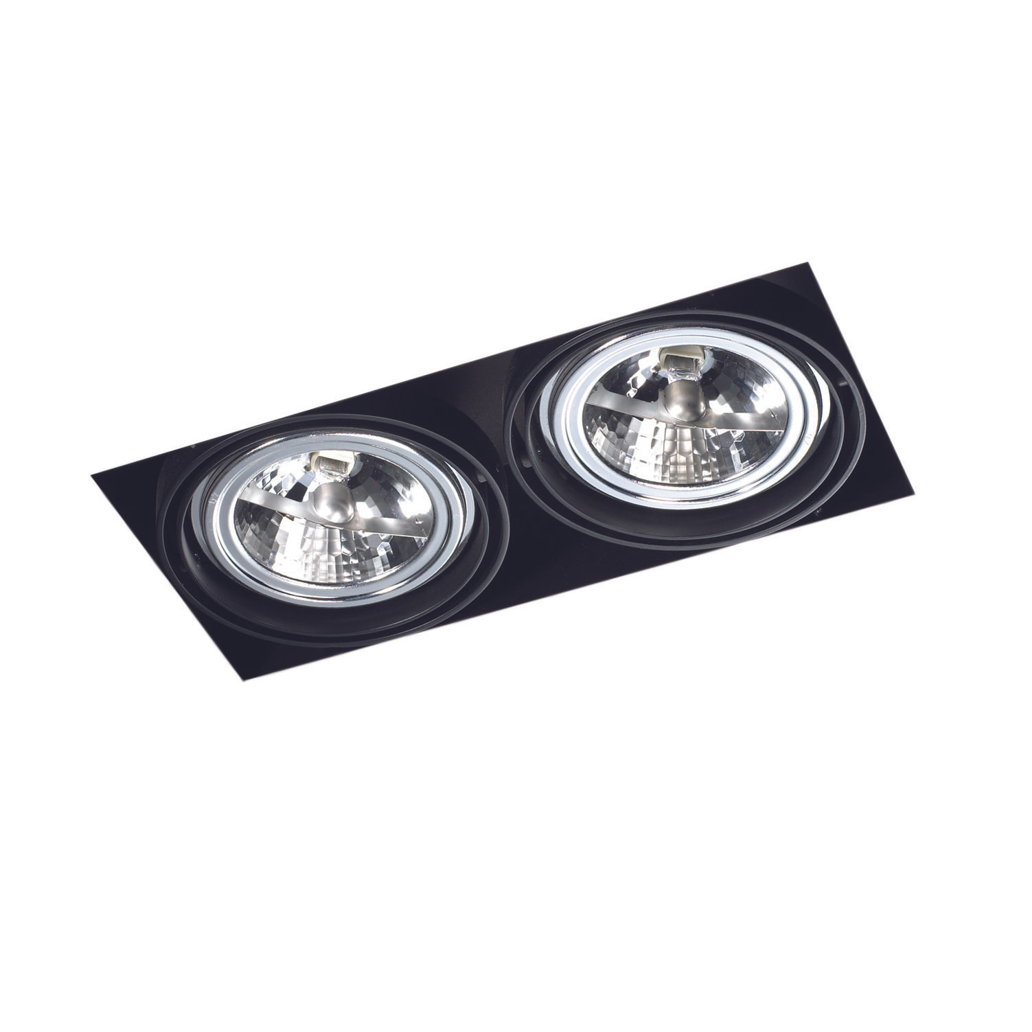 LEDS C4 Downlight Multidir Double LED 299Mm Trimless 100W Negro IP23