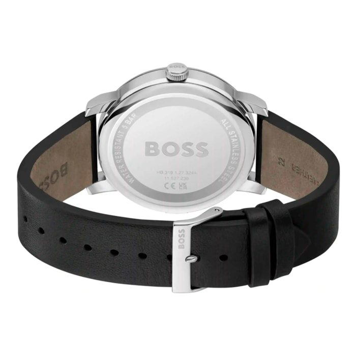 Reloj Boss 1514125 Hombre Analogico Cuarzo con Correa de Cuero