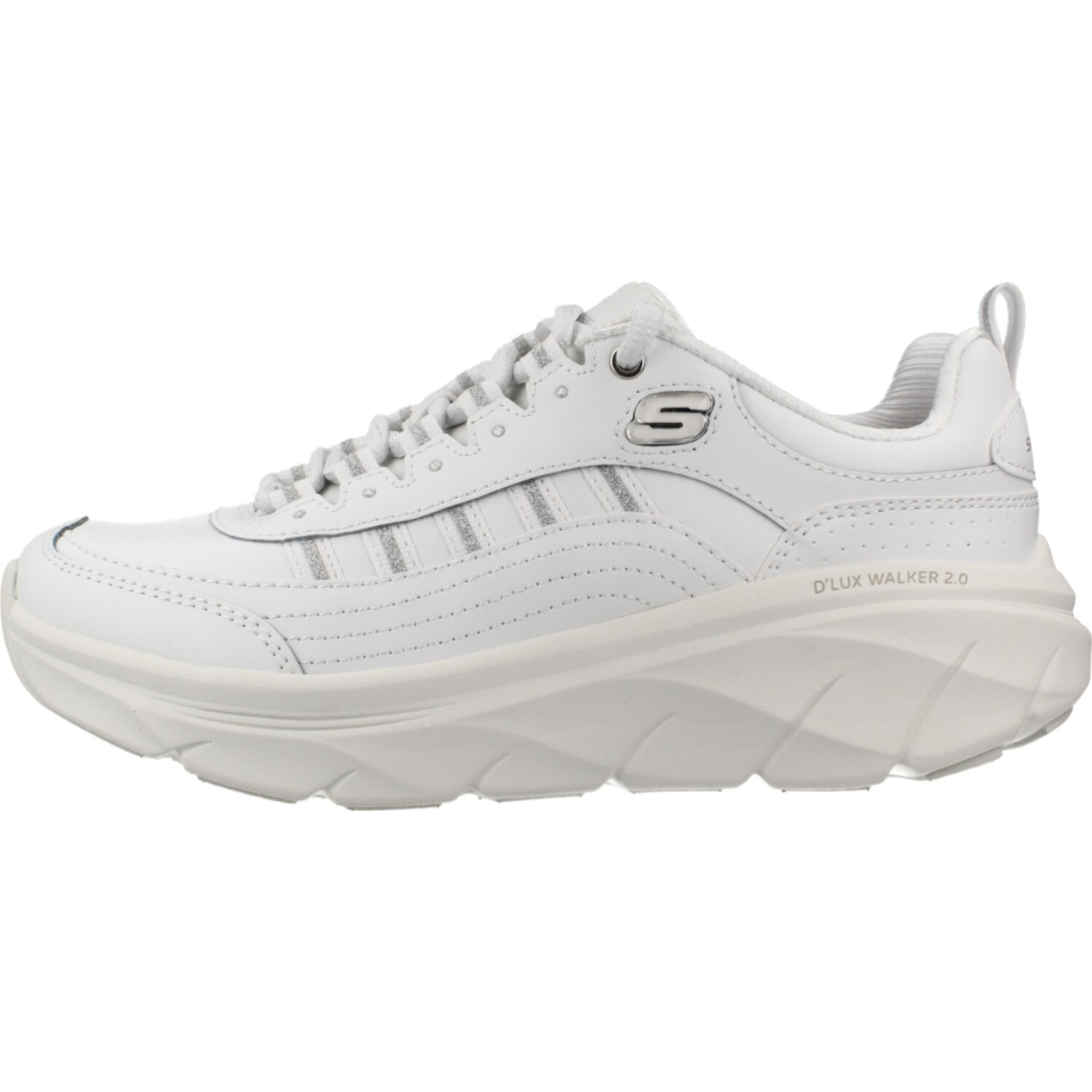 Sneakers De  Mujer D Lux Walker 2.0 Golden Blanco