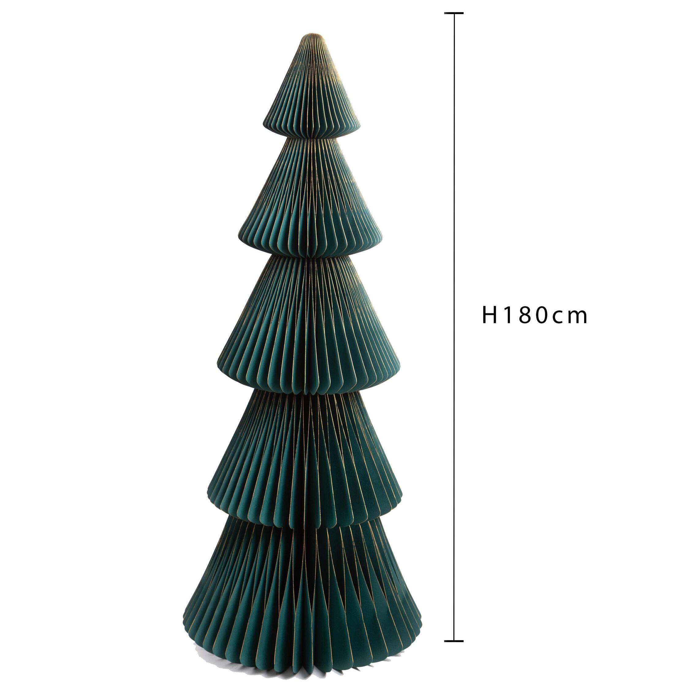 Albero carta - Pezzi 1 - Colore Verde - 84x180Hx84cm - Bianchi Dino