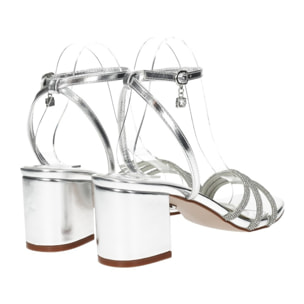 Sandali Donna Tata Italia Argentato