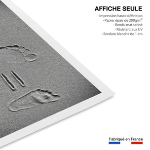 Affiche enfant faire part  Affiche seule