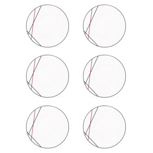 6 assiettes plates 29cm BISTROT CHEF