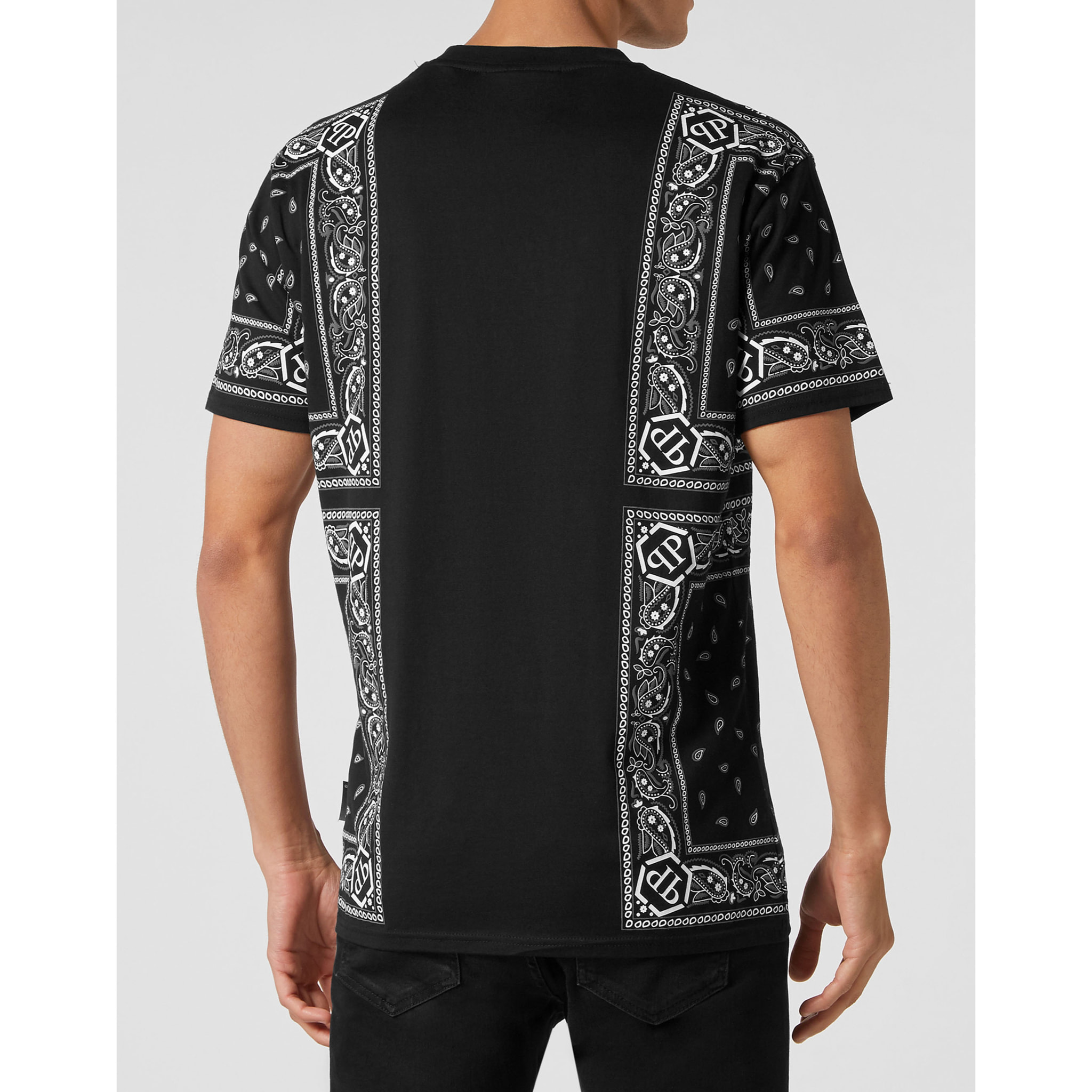 PHILIPP PLEIN T-Shirt Round Neck PAISLEY