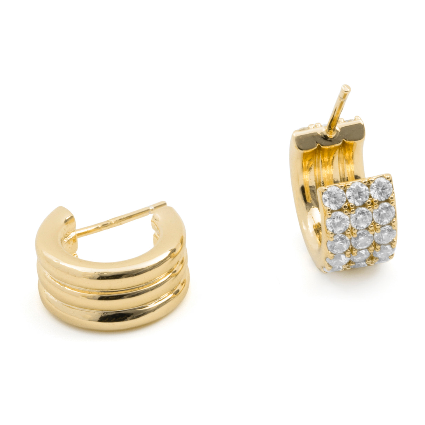 Pendientes Issly acabado oro amarillo 18k