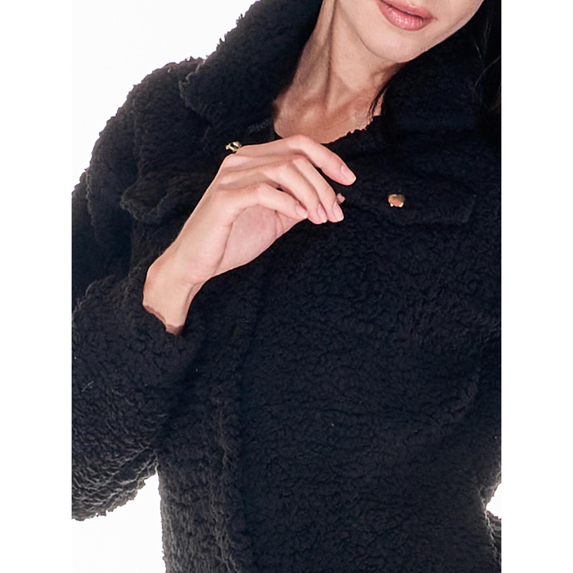 Camisa sherpa mujer Basic Leone