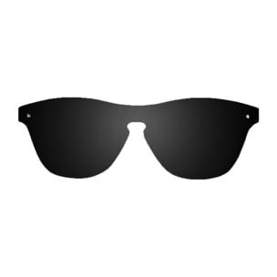 Gafas de sol OCEAN SOCOA - Transparente blanco mate / Plana ahumada
