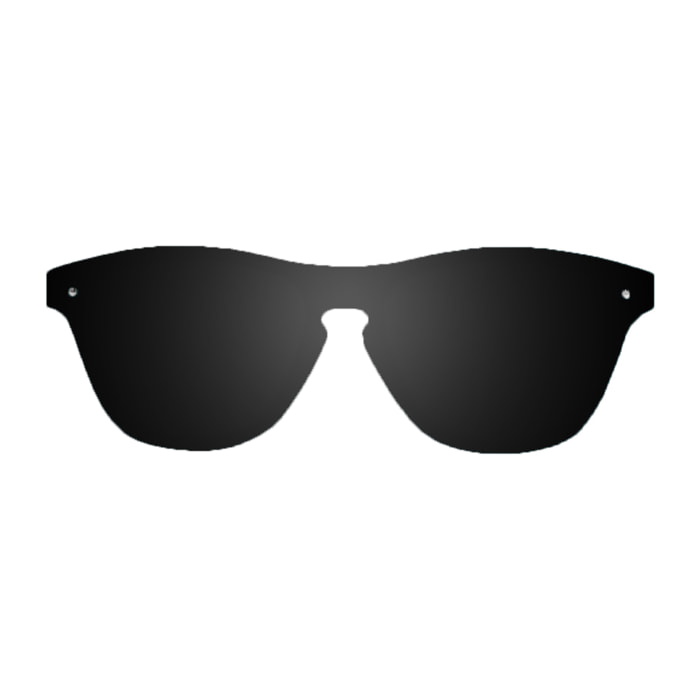 Gafas de sol OCEAN SOCOA - Transparente blanco mate / Plana ahumada