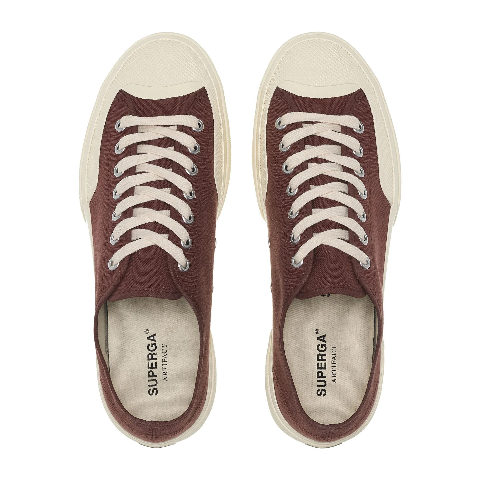 Superga - Zapatillas Unisex Marrón - 2432 WORKS LOW CUT COTTON CANVAS