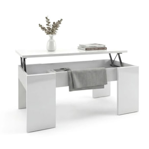 Mesa de centro elevable Vita Blanco Artik (Blanco Mate)